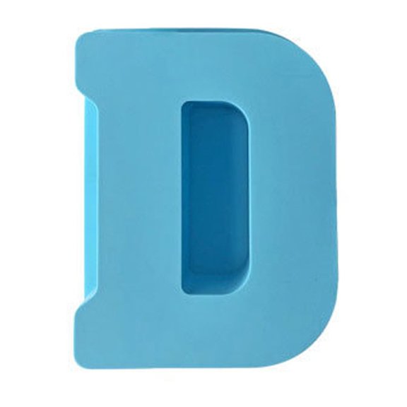 Tunhigl 26-Letter Flexible Silicone Alphabet Baking Mold Non-Stick Reusable for Cakes Desserts Chocolate Candy Making Home Bakers DIY Crafters Kids Birthday Parties Valentine Christmas Gifts Blue