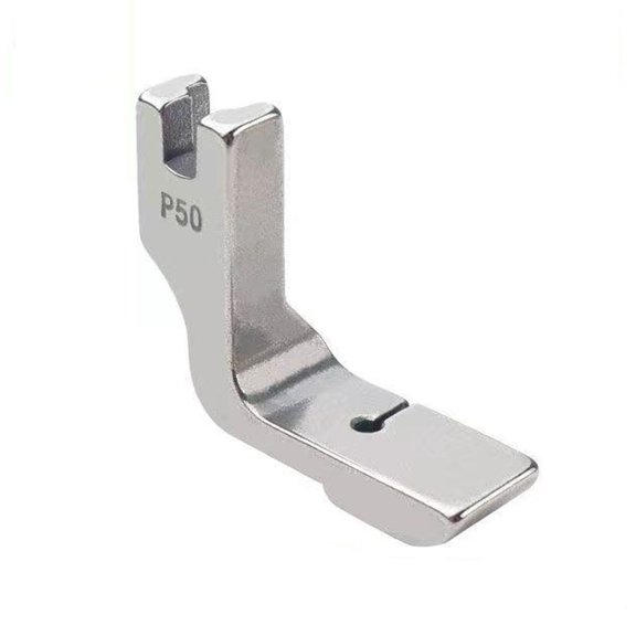 Tunhigl 2Pcs Elastic Cord Fabric Stretch Sewing Machine Presser Foot - Durable Steel Construction for Easy Fabric Folding & Sewing Crafts