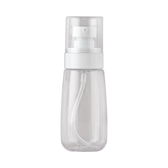 Tunhigl 2oz Empty Fine Mist Spray Bottle - Travel-Friendly Refillable Perfume Nebulizer for Oil, Hair & Makeup - Leak-Proof Small Plastic Container Clear