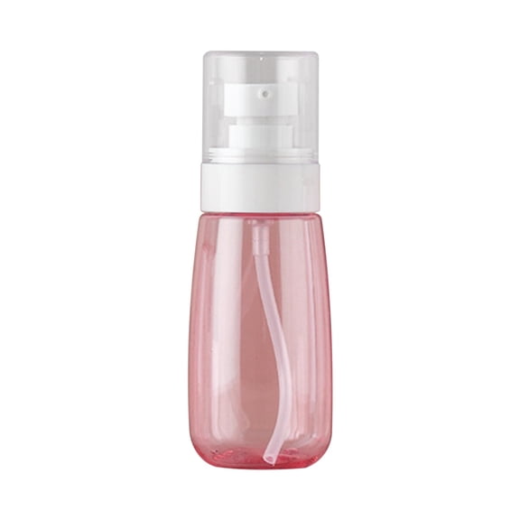 Tunhigl 2oz Empty Fine Mist Spray Bottle - Travel-Friendly Refillable Perfume Nebulizer for Oil, Hair & Makeup - Leak-Proof Small Plastic Container Pink