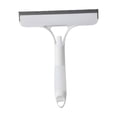 thumbnail image 1 of Tunhigl 3-in-1 Window Cleaning Scraper Glass Cleaner Tool - Built-in Spray Bottle & Microfiber Squeegee for Streak-Free Shine - Car, Home & Glass Shower Door Cleaner White, 1 of 6