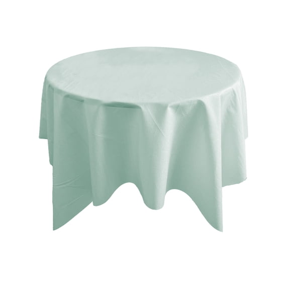 Tunhigl 35-Inch Round Tablecloth for Coffe Table Stain-Resistant Wrinkle-Resistant Water-Resistant Table Cover for Kitchen Dining Room Events Green