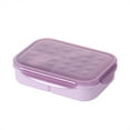thumbnail image 1 of Tunhigl 38oz Bento Box with Utensils - Leak-Proof, Microwave-Safe Lunch Container for Office, College & Picnics Purple, 1 of 7