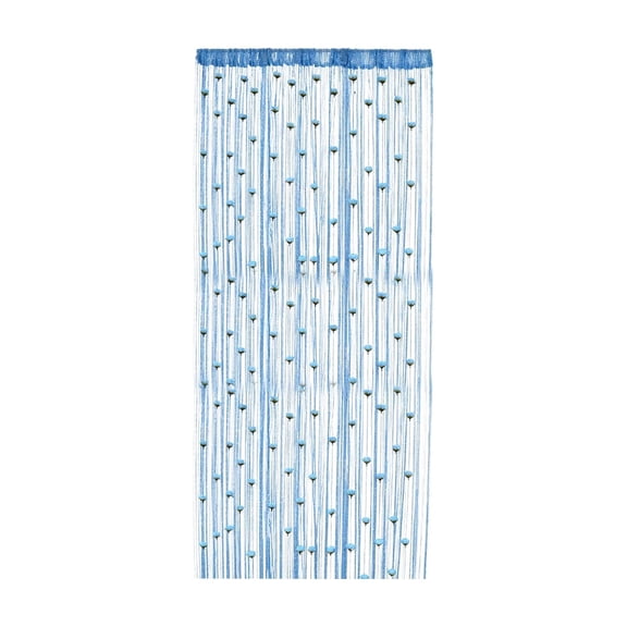 Tunhigl 39.37" x 78.74" Rose Beaded String Curtain, Polyester, Decorative Room Divider, Multi-Color Options for Doorways & Windows