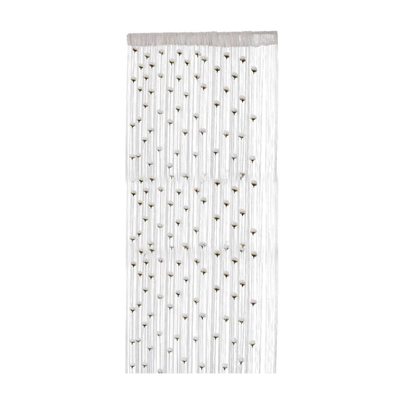 Tunhigl 39.37" x 78.74" Rose Beaded String Curtain, Polyester, Decorative Room Divider, Multi-Color Options for Doorways & Windows