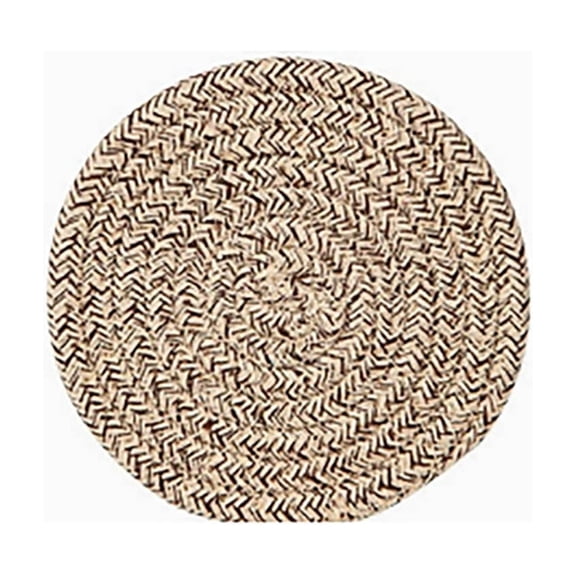 Tunhigl 4 Pcs Round Woven Coasters, Heat Resistant Anti-scald Mats for Bowls & Pots, 5 Inch