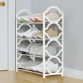thumbnail image 1 of Tunhigl 4-Tier Shoe Rack for Dorm, Sturdy Shoe Organizer, 8 Pairs of Shoes, Space Saver Shoe Rack Organization Shelves, 1 of 8