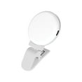 thumbnail image 1 of Tunhigl 60 LED Ring Light for Selfies, Makeup, and Video: Rechargeable Clip-On Light with Adjustable Brightness and Color Temperature for Phones and Laptops White, 1 of 8