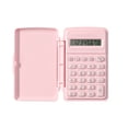 thumbnail image 1 of Tunhigl 8-Digit Flip-Top Calculator - Small Portable Handheld Basic Calculator for Students Teachers Office Work Home Budget Pink, 1 of 7