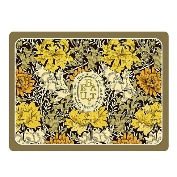 Tunhigl Absorbent Kitchen Draining Mat - Soft Countertop Drying Pad, Quick-Dry Dish Rack Mat, Heat-Resistant & Stain-Resistant for Dishes, Cups & Small Appliances