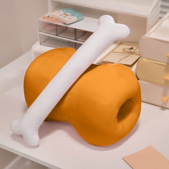 Tunhigl Adorable Boneshaped Pet Pillow for Dog and Cat Owners - Plush Hugging Cushion Soft Decorative Throw Pillow Calming Anxiety Relief Home Office Decor Christmas Holiday Gift 2025 Brown