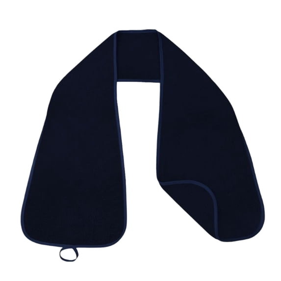 Tunhigl Adult Bib for Elderly Seniors Soft Waterproof Reusable Washable Bibs Clothing Protector with Adjustable Closure for Meal Times Home Nursing Caregiver Convenience Black