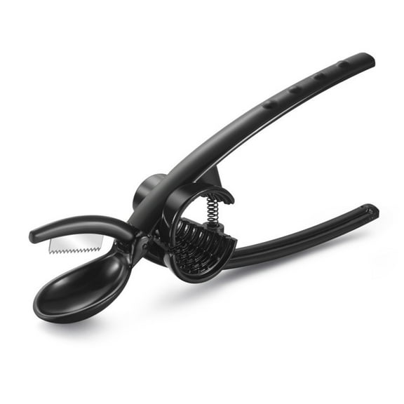 Tunhigl Alloy Walnut Nutcracker - Heavy Duty Nut Pliers for Walnuts, Hazelnuts, Pecans & More - Ergonomic Multi-Functional Nut Breaker Tool for Easy Shelling at Home Black