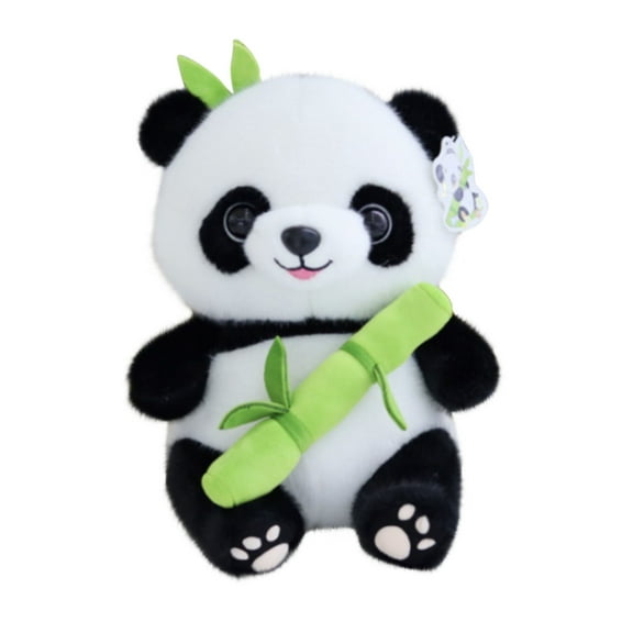 Tunhigl Bamboo Panda Plush Toy for Kids Ages 3-11 - Soft Cuddly Companion with Eco-Friendly Bamboo Fabric, Perfect for Nursery Decor, Bedtime, Holiday Gifts, and Stress Relief White
