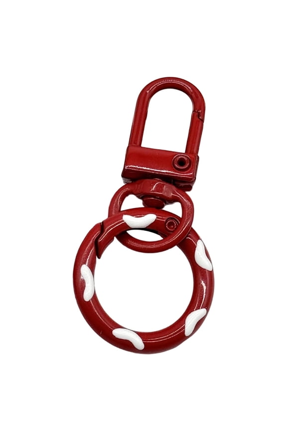 Candy-Colored Donut Keychain with Spring Hook and Door Knob Combo Vibrant Enamel Coating for Kids and Adults Birthday Party Favors Classroom Prizes Halloween Gifts