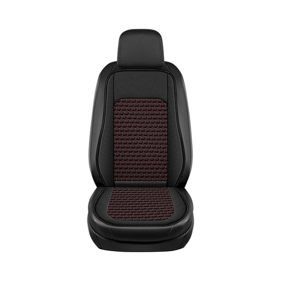 Tunhigl Car Seat Cushion and Backrest with Ventilation - Summer Cooling, All-Season Comfort for Cars, Office, and Home Use with Easy Installation and Support Red