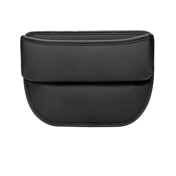 Tunhigl Car Seat Gap Storage Organizer Compact Leather Storage Solution for Small Items Universal Fit for All Vehicles Black