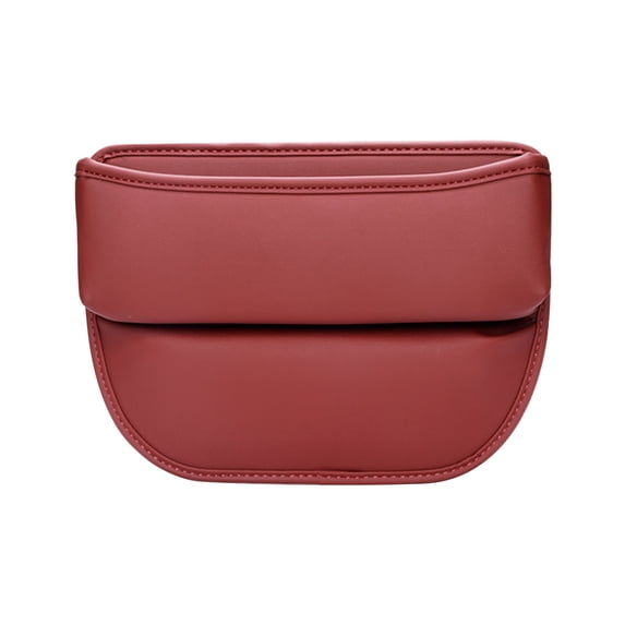 Tunhigl Car Seat Gap Storage Organizer Compact Leather Storage Solution for Small Items Universal Fit for All Vehicles Watermelon Red