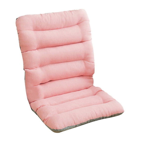 Tunhigl Chair Cushion and Pad Set with Back Support - Comfortable Polyester Seat Cushions for Office, Desk, Dining, and Kitchen Chairs - Non-Slip, Decorative Home Chair Accessories Pink