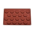 thumbnail image 1 of Tunhigl Chocolate Molds for Baking - Rectangular Silicone Cake & Candy Molds for Homemade Chocolates, Ketone Bombs, Protein Bars - Microwave & Dishwasher Safe Brown, 1 of 9