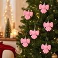 thumbnail image 1 of Tunhigl Christmas Ornament Balls, Pink Hanging Tree Holiday Decor, 1 of 7