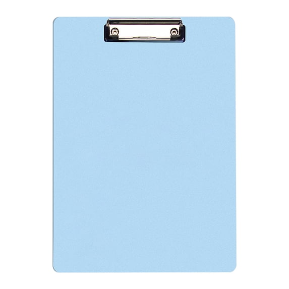 Tunhigl Clipboard with Storage Box for Students Writing Pad Durable Document Holder Secure Storage for Papers Office School Work Light Blue