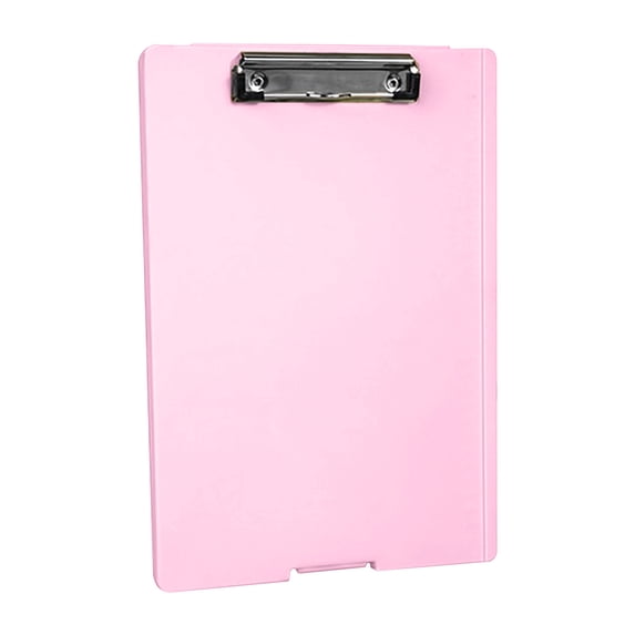Tunhigl Clipboard with Storage File Holder Student Worksheet Organizer with Writing Pad Document Organizer for Classroom Students Office Workers Pink