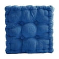thumbnail image 1 of Tunhigl Corduroy Floor Pillow & Mat for Yoga, Lounging, and Reading - Thick Tatami Cushion for Living Room, Balcony, or Pet Bed in Multiple Colors Blue, 1 of 6
