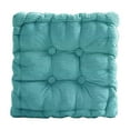 thumbnail image 1 of Tunhigl Corduroy Floor Pillow & Mat for Yoga, Lounging, and Reading - Thick Tatami Cushion for Living Room, Balcony, or Pet Bed in Multiple Colors Sky Blue, 1 of 6