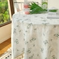 thumbnail image 1 of Tunhigl Cotton Linen Tablecloth for Coffee Table Washable Dust-Resistant Wrinkle-Resistant 35x24in Restaurant Picnic Cafe Indoor Outdoor Dining Table Cover Rectangle, 1 of 7