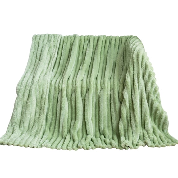 Tunhigl Cozy & Lightweight Checkered Flannel Throw Blanket - Soft Warm Plaid Blanket for Couch, Bed, All Seasons - Perfect Family Throw for Home, Travel, Gift, Women, Men Green