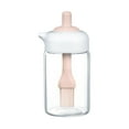 thumbnail image 1 of Tunhigl Creative Glass Oil Bottle With Brush - Multifunctional Kitchen Vinegar & Oil Dispenser with High-Temperature Resistant Silicone Brush - Easy Pour Spout & Adjustable Oil Control Pink, 1 of 7