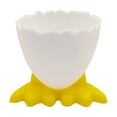 thumbnail image 1 of Tunhigl Cute Chick Breakfast Tray Cup - Plastic Egg Holder for Table, Picnics & Parties - Fun and Functional Kitchen Accessory Yellow, 1 of 5