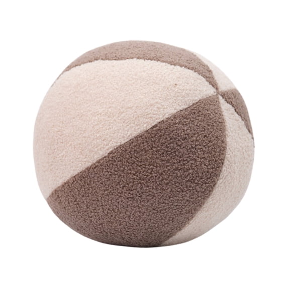Tunhigl Cute Round Toy Pillow Cushion for Sofa, Tatami, and Office Decor - Soft, Washable, and Huggable in 5 Colors, 11.81 Inch Sphere for All Ages Coffee