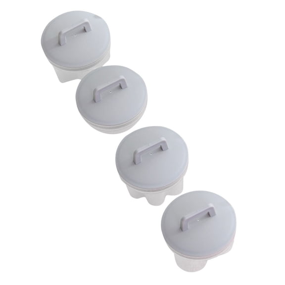 Tunhigl Cute Shape Eggs Mould - Food Grade Egg Cooker for Boiled Eggs, Egg Bites, Cupcakes & More | Dishwasher, Oven & Freezer Safe | Non-Stick & Flexible | Perfect for Breakfast, Baking Gray