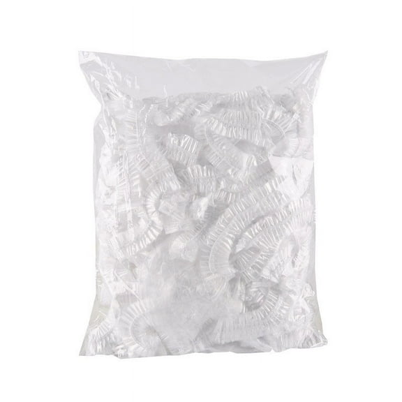 Tunhigl Disposable Plastic Bowl Covers Set of 100 | Thickened PE Food Storage Covers | Reusable Elastic Edges for Bowls & Plates | Food Preservation & Waste Reduction