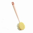 thumbnail image 1 of Tunhigl Double-Sided Exfoliating Bath Brush Long Handle Soft Bristles Detachable for Daily Shower Back Scrubbing Gentle Skin Care Spa Experience Holiday Gift for Self-Care Routine Pink, 1 of 6
