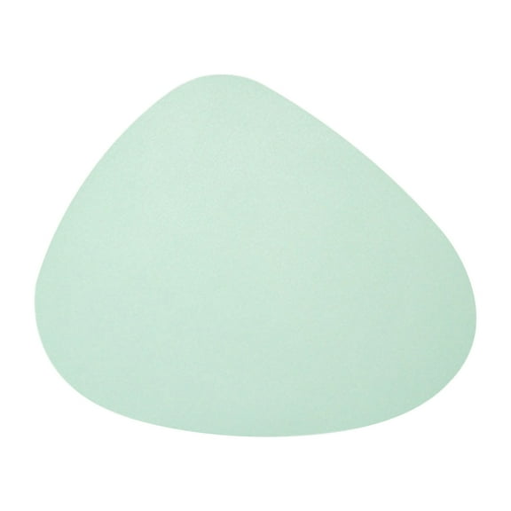 Tunhigl Double-Sided Leather Cup Coaster 1PCS - Non-Slip, Heat-Resistant Table Mats for Coffee, Tea, and Desserts Green