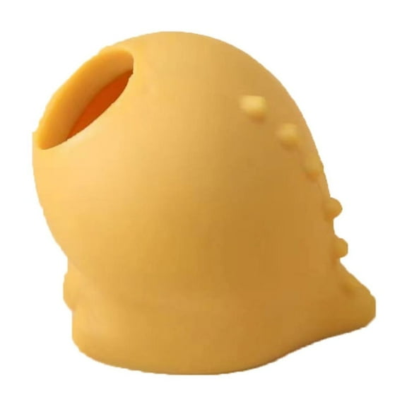 Tunhigl Egg Separator Tool - Easy Yolk & White Separator, Silicone Kitchen Gadget for Baking, Cooking, and Meal Prep Yellow