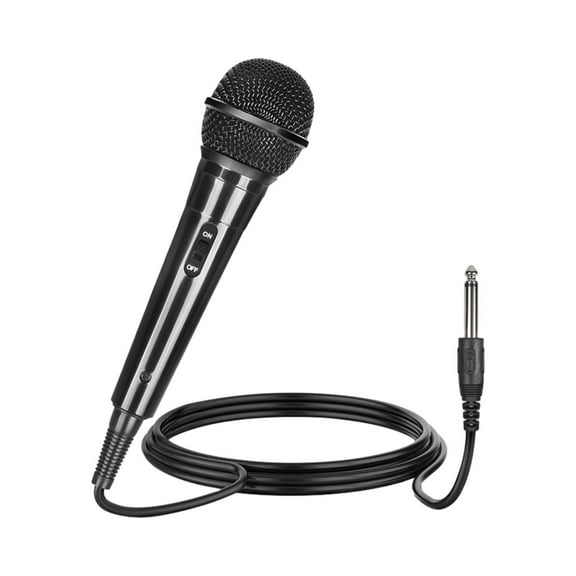 Tunhigl Electric Audio Karaoke Wired Microphone, Chat, Webcast, Home Audio And Video Microphone, Power Amplifier Speaker Live Streaming Sound Card Microphone