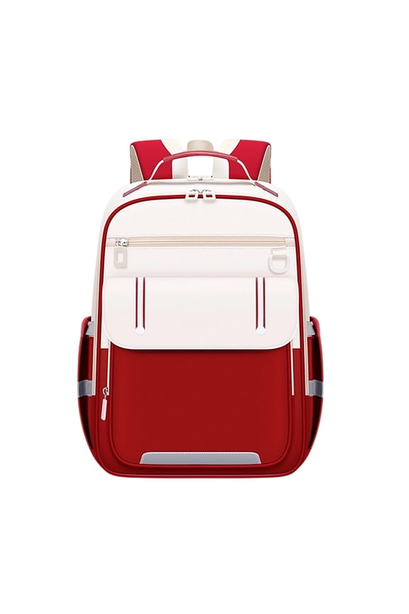Ergonomic Backpack, Large Capacity Breathable Nylon Daypack with Back Support for Daily Use