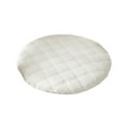 thumbnail image 1 of Tunhigl Ergonomic Round Plush Cushion for Office Chair, Gaming Seat, Car, and Floor - Soft Tatami Style with Pain Relief and Multiple Colors White, 1 of 6