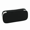 thumbnail image 1 of Tunhigl Extra Large Pencil Case - Heavy-Duty Cloth Organizer with Zipper - Holds 100+ Pens - College, Office, Stationery Storage Black, 1 of 3