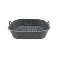 thumbnail image 1 of Tunhigl Flower Shaped Reusable Air Fryer Baking Tray Pad - Non-Stick, Durable Fryer Liner for Even Heat Distribution, Perfect for Baking, Steaming & Frying Gray, 1 of 6