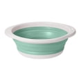 thumbnail image 1 of Tunhigl Foldable Collapsible Wash Basin, Portable Sink, Lightweight Space-Saving Camping Dish Basin, RV Dorm Outdoor Utility Tub, Hanging Handles Green, 1 of 6