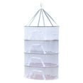 thumbnail image 1 of Tunhigl Foldable Fly-Proof Balcony Drying Net for Home - Herb Drying Rack, Hanging Basket Dryer, Mesh Drying Rack for Fish Vegetables Dried Goods, 1 of 5