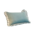 thumbnail image 1 of Tunhigl French Ruffle Pillowcase Queen Size, Soft Brushed Polyester, Envelope Closure, Breathable & Fade-Resistant, Machine-Washable, Bed Decor, Gift-Ready Blue, 1 of 6