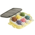 thumbnail image 1 of Tunhigl Fruit-Shaped Ice Cream Molds | Reusable Popsicle Molds | Food-Grade DIY Ice Cube Trays for Cocktails, Drinks & Summer Treats Yellow, 1 of 4