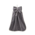 thumbnail image 1 of Tunhigl Hand Towel Bow Hand Towel Hangable Hand Towel Fleece Soft Absorbent Towel Kitchen Towels for Cleaning, 1 of 6