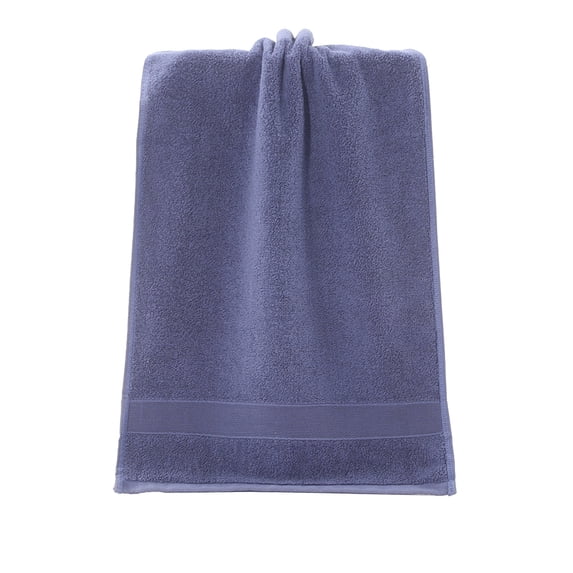 Tunhigl Hand Towel Lightweight Quick Drying Soft Absorbent Cotton Towel for Bathroom Shower Spa Gym Blue